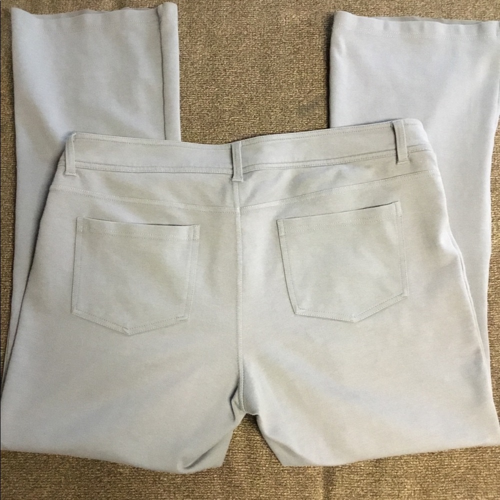 Gray Plus Size Bootcut Stretch Pant